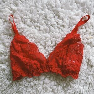 HAH Red Lace Bralette